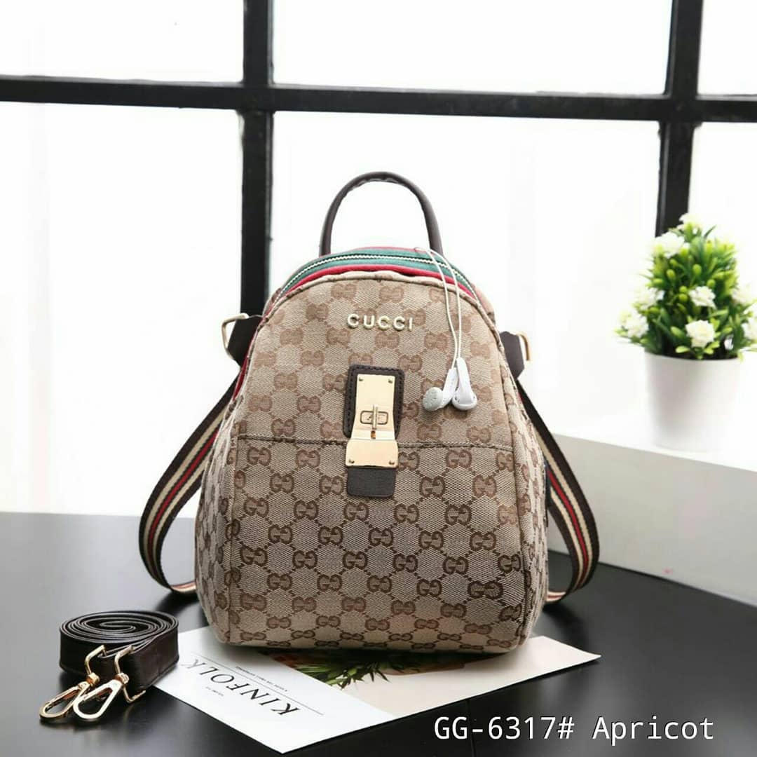 ... wanita / Ransel Gucci GG Birdella - aprikot