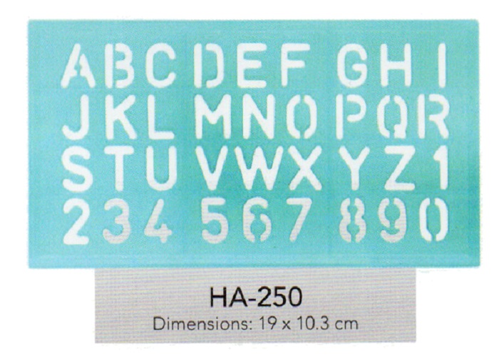 Detail Produk Butterfly alphabetic wording ruler 