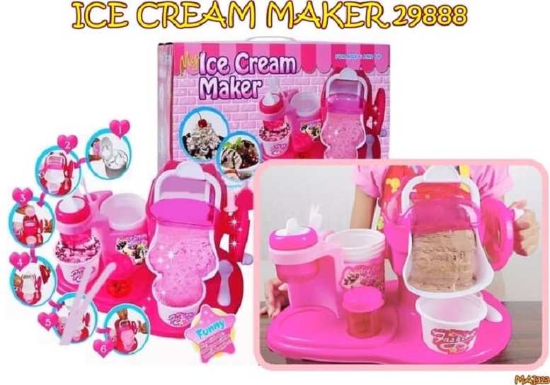 Detail Produk Mai323 Mainan Ice Cream Maker 29888 Membuat